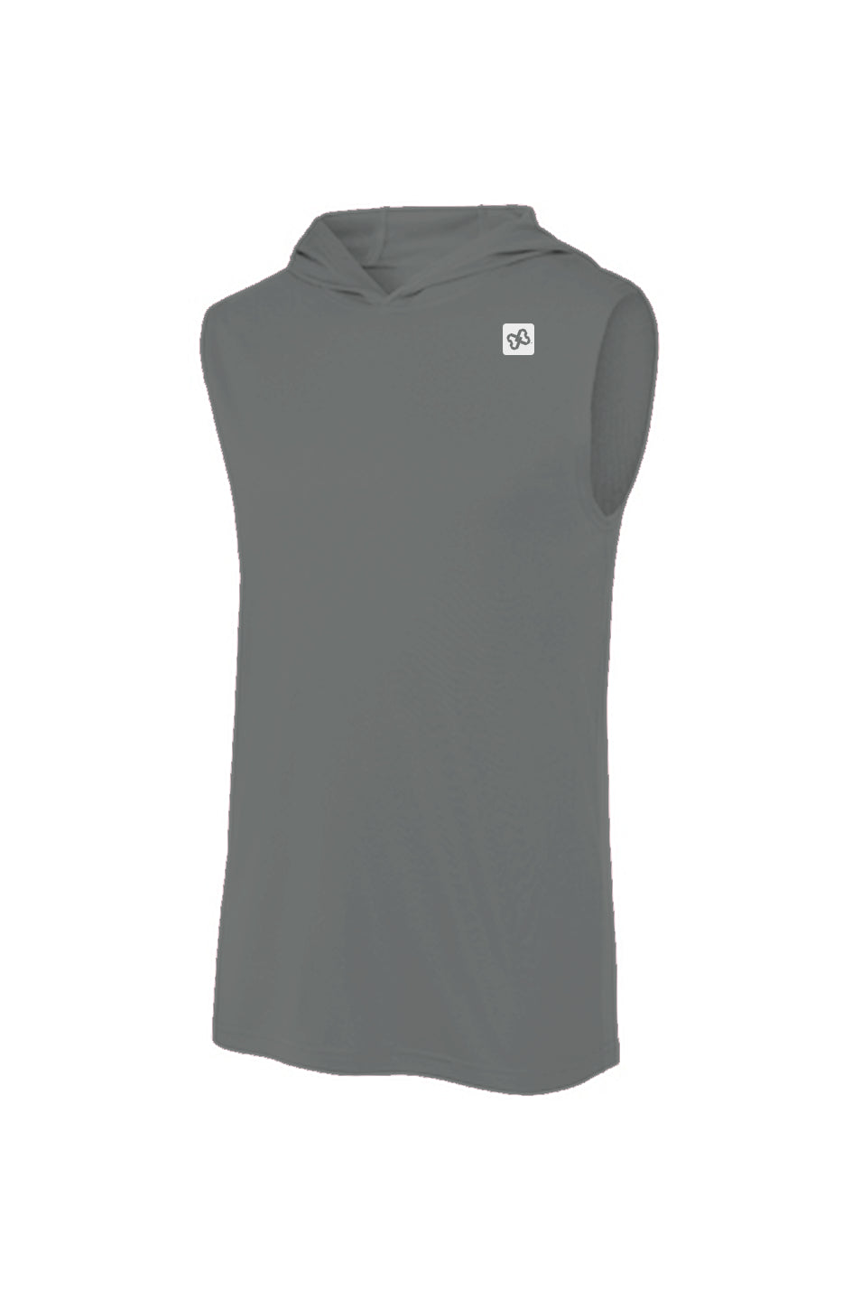 Performance Sleeveless Hoodie - Iron Grey