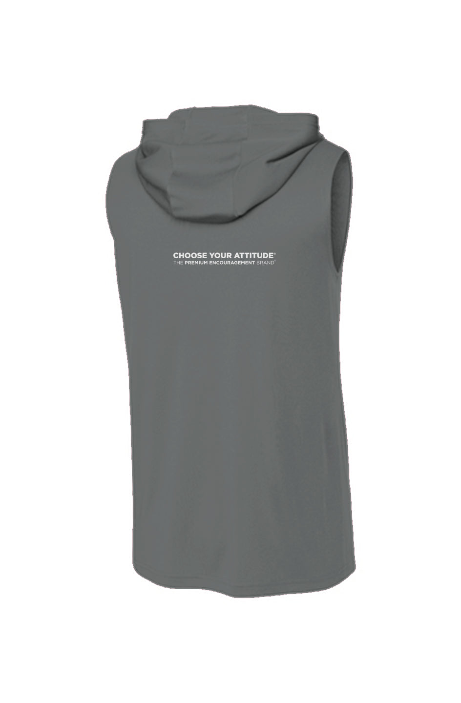 Performance Sleeveless Hoodie - Iron Grey