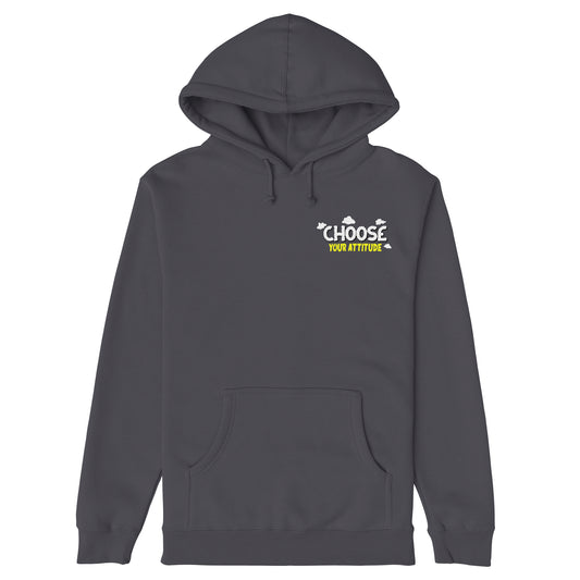 Attitude in the Clouds - Hoodie / Charcoal