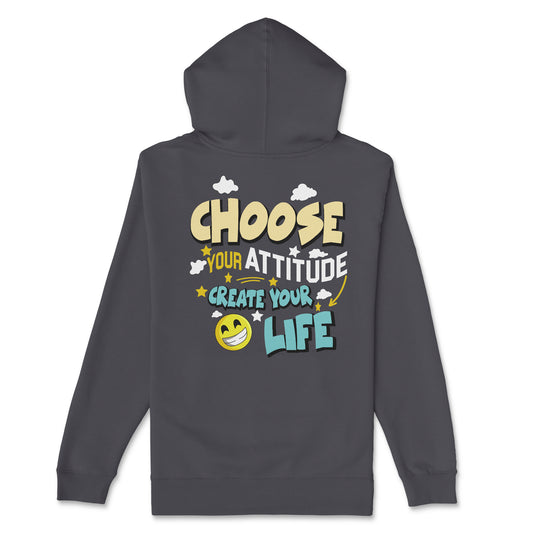 Attitude in the Clouds - Hoodie / Charcoal