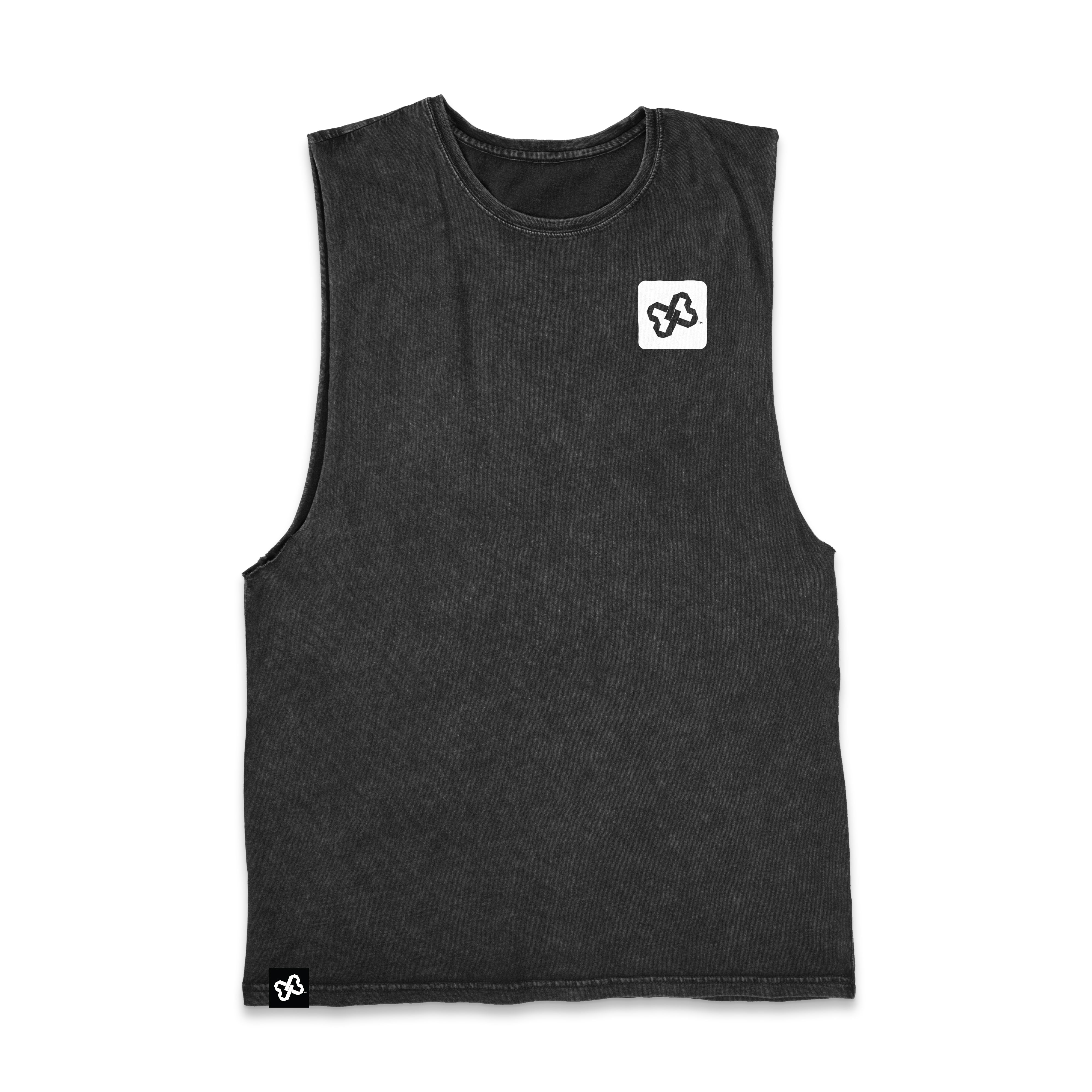 MENS STONE WASH BARNARD TANK