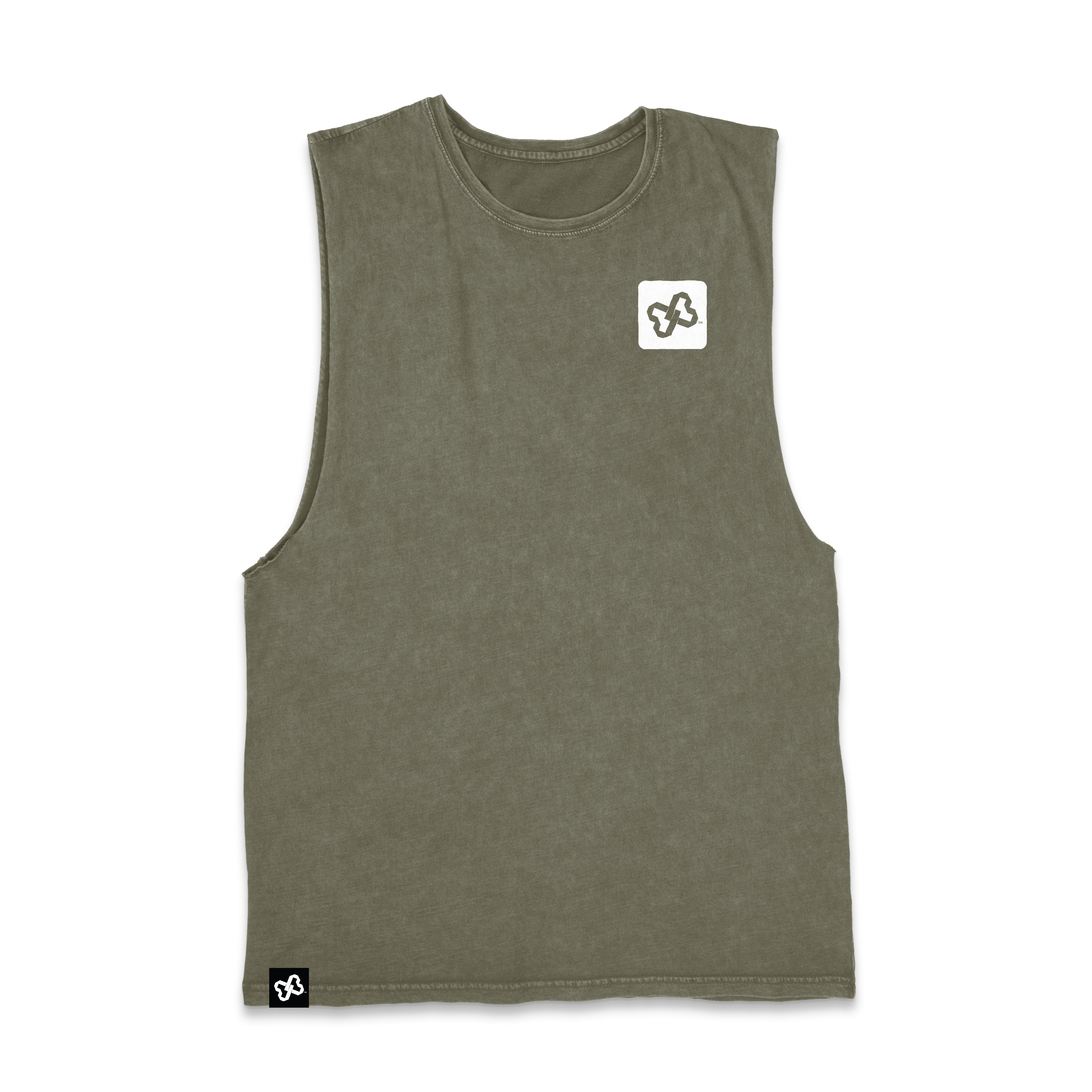 MENS STONE WASH BARNARD TANK