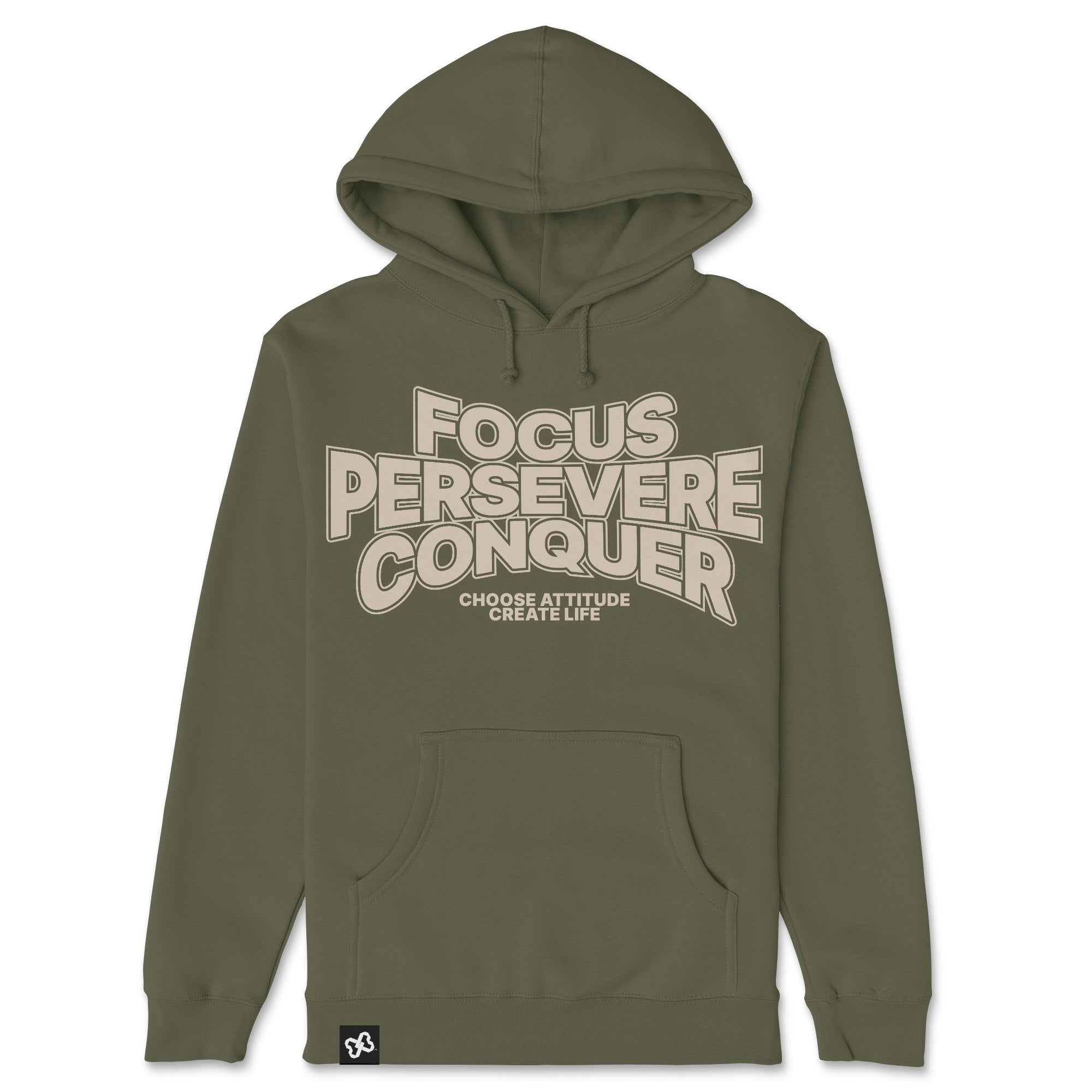 Focus Perservere Conquer Hoodie