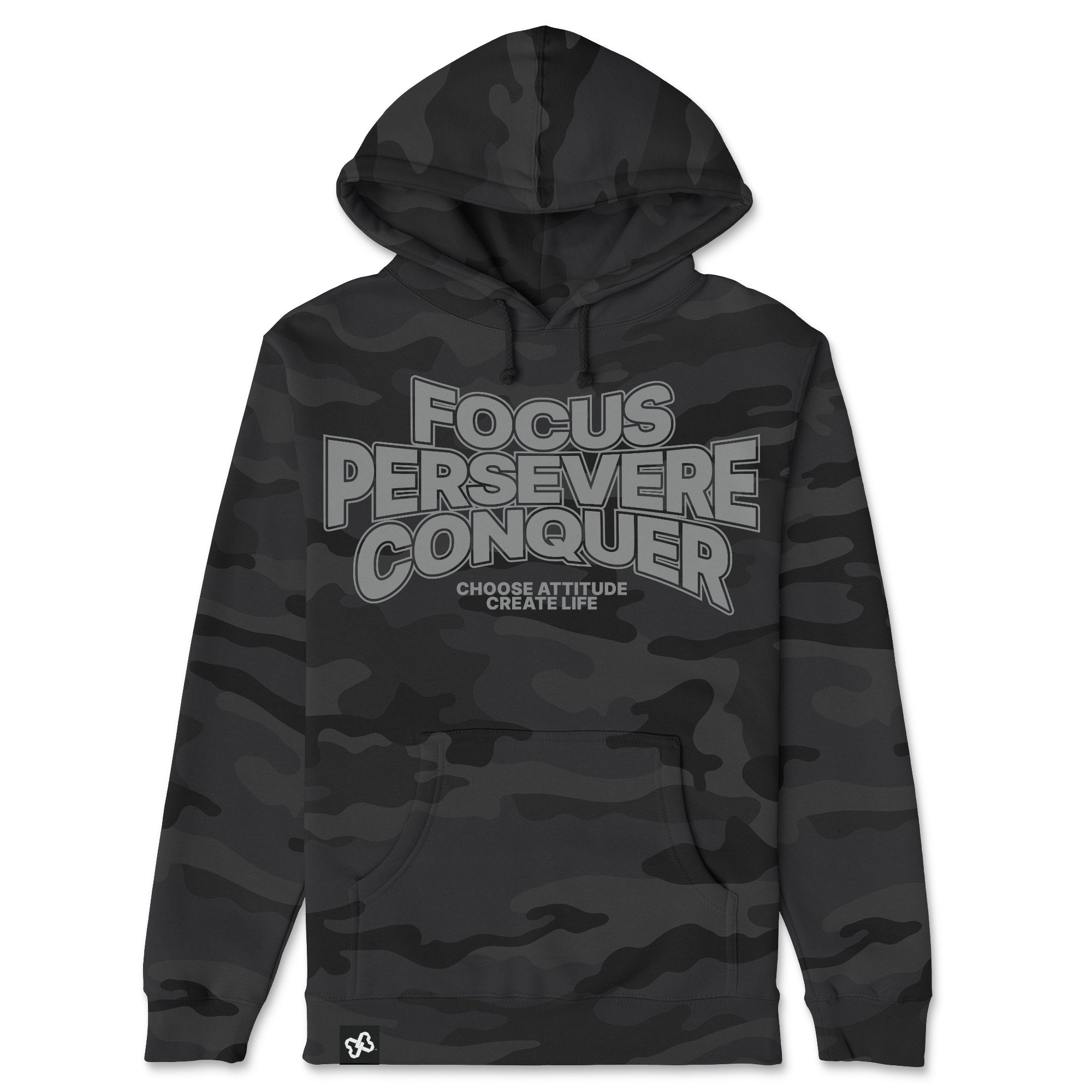 Focus Perservere Conquer Hoodie